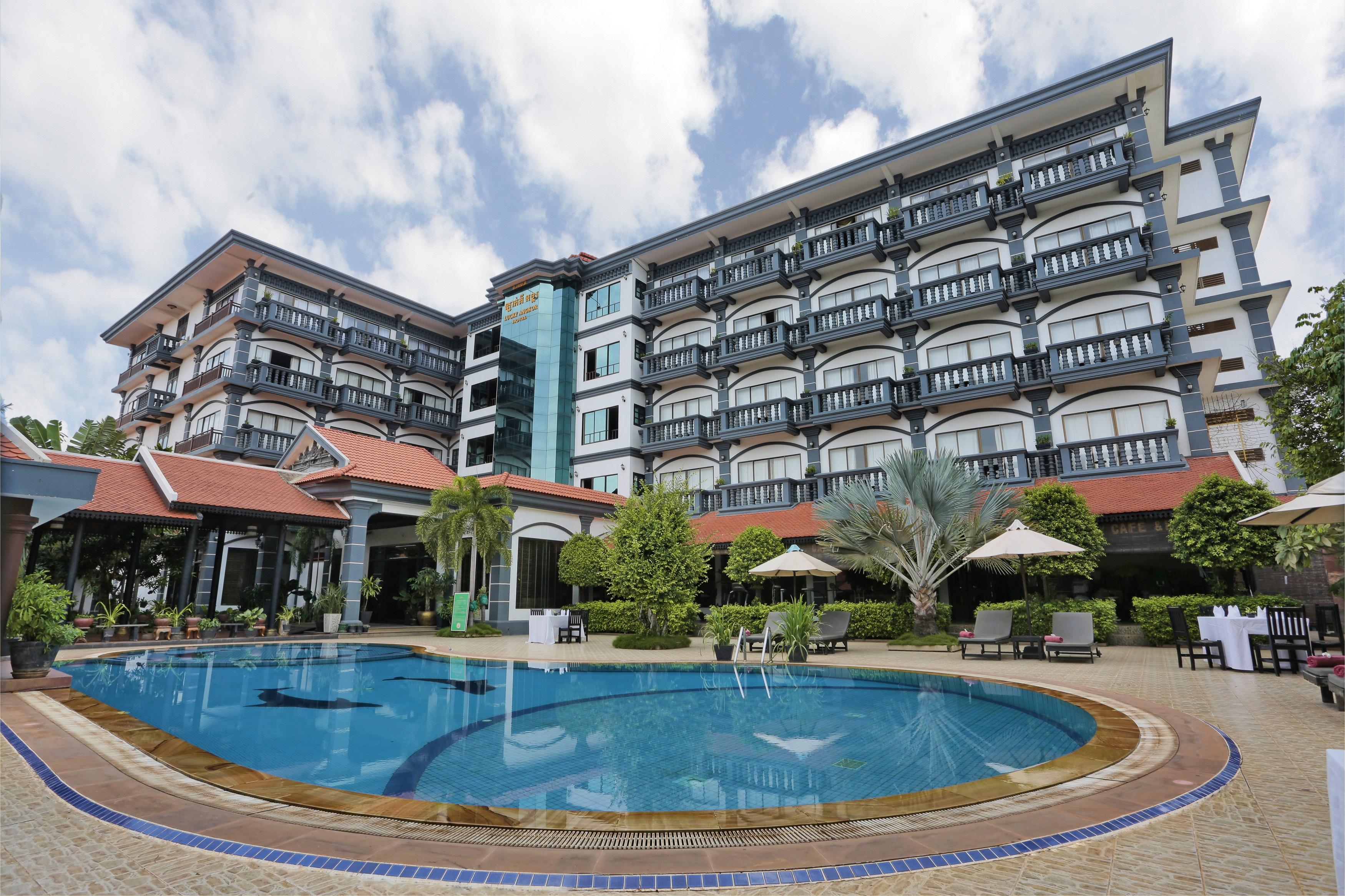 Lucky Angkor Hotel & Spa Siem Reap Esterno foto