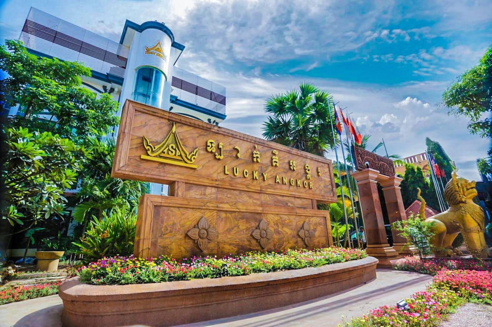 Lucky Angkor Hotel & Spa Siem Reap Esterno foto